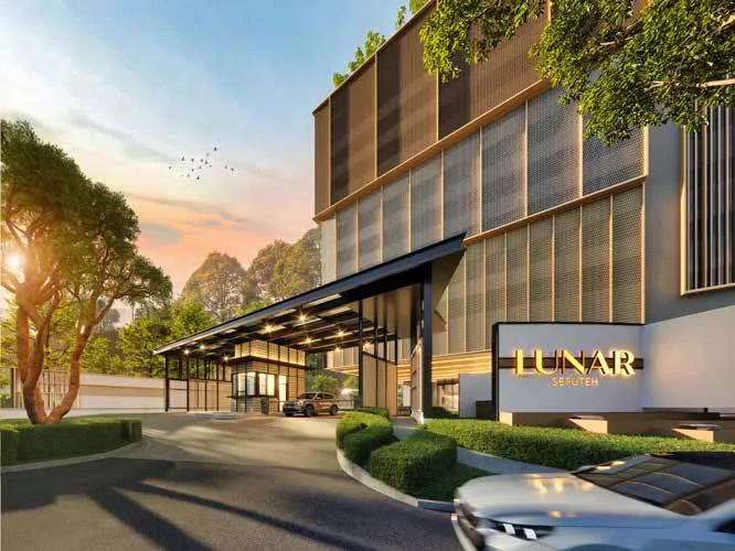 Lunar Seputeh entrance and drop-off, artist's impression