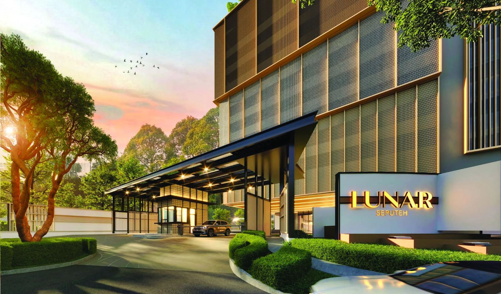 Lunar Seputeh guard house entrance, artist's impression