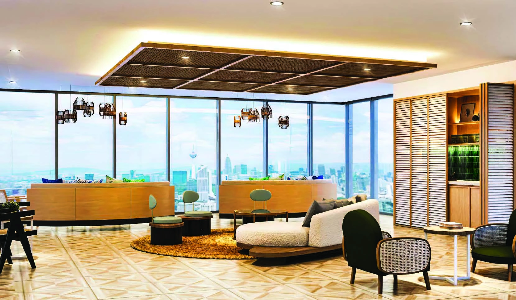 Lunar Seputeh river view lounge, artist's impression