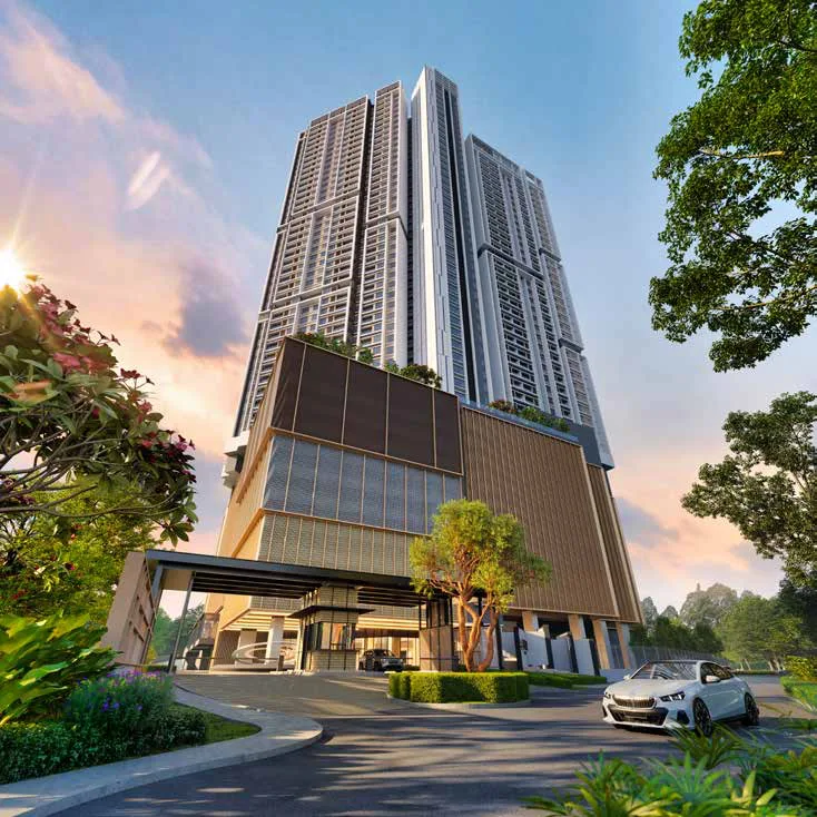 Lunar Seputeh tower exterior, artist's impression